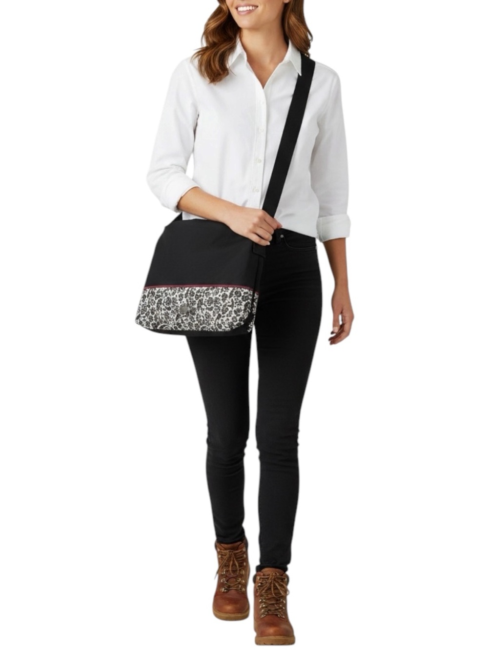 CROP IN STYLE *Huge* Scrapbooking Organizer Tote in Black/White — NWT - Picture 2 of 16